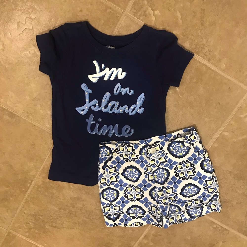 Girl’s GYMBOREE short set